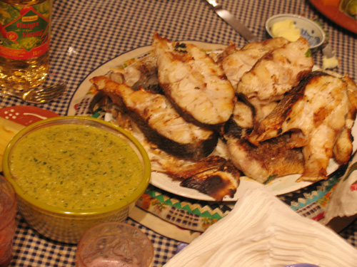 Robalo para o jantar
