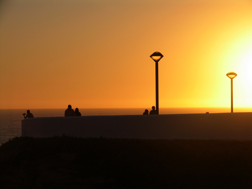 Pôr do sol na Zambujeira do Mar